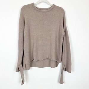 Coco + Jaimeson Chenille Sweater Tan Size Large